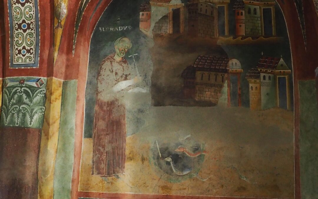 Création du village de Monasterium : légende des serpents